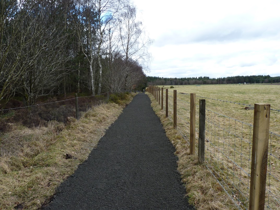 Path between Ladybank and Edenstown with path and fence upgrades